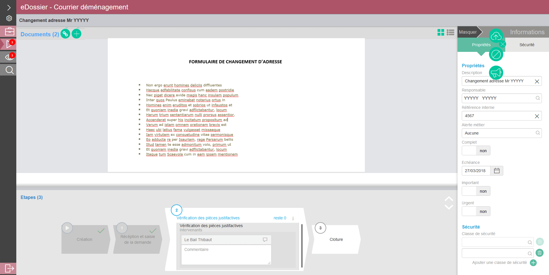 capture e-dossier